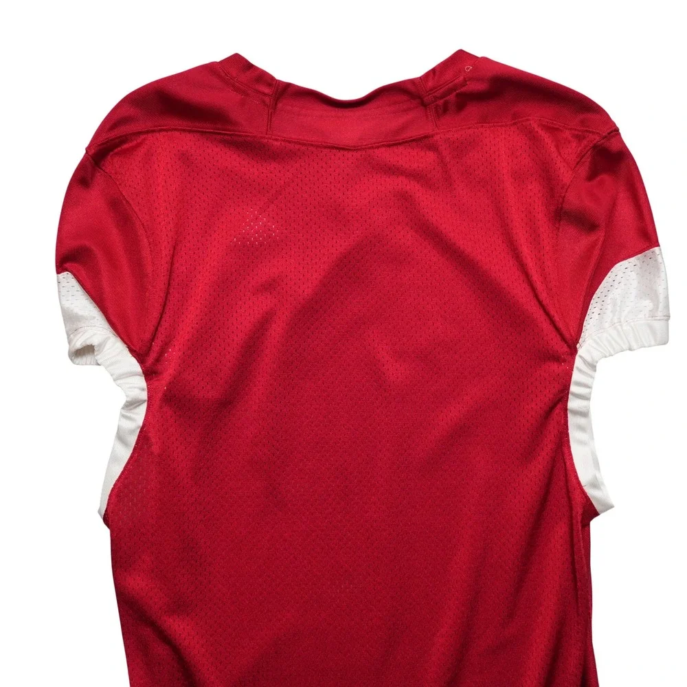 Adidas Football Practice Jersey Mens S‎ Red White H63668 Mesh Training